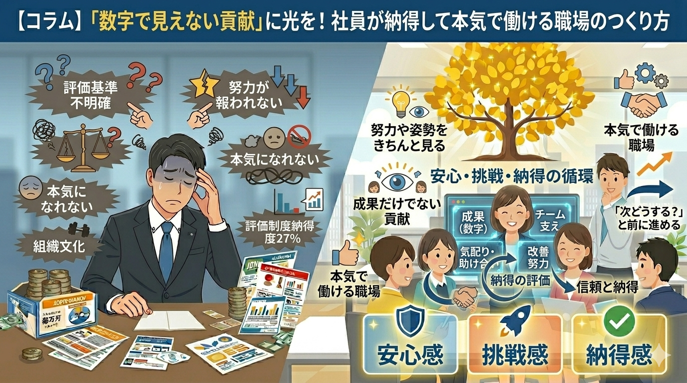 【離職を防ぐ最後の鍵：社員の「本気」を引き出す「納得感」の作り方】