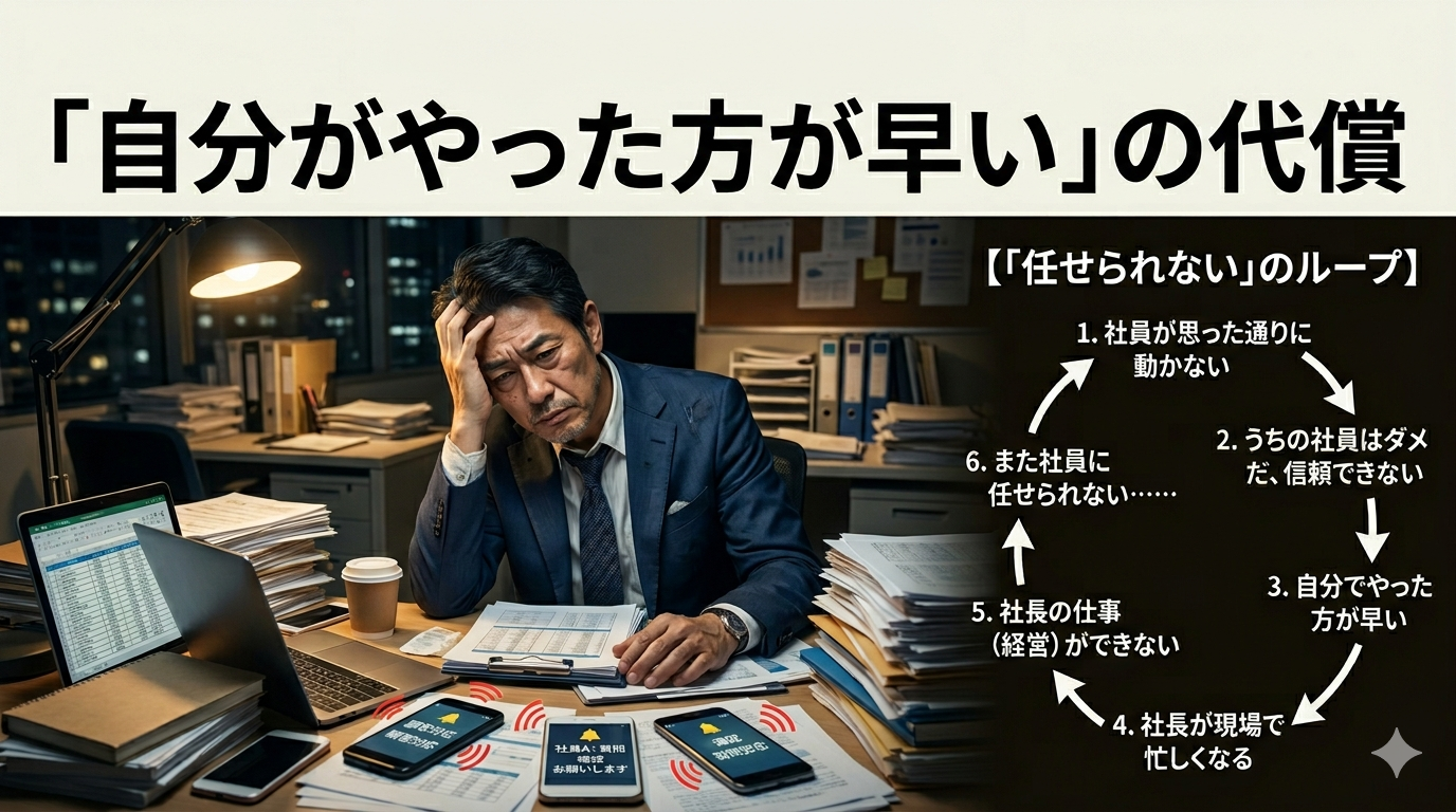 「自分がやった方が早い」の代償
