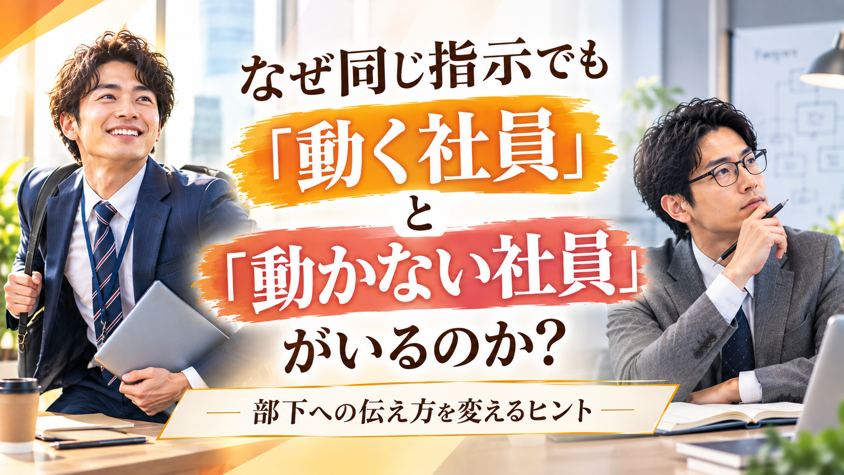 部下が指示しても動かないのはなぜ？社員のタイプに合わせた伝え方・コミュニケーション