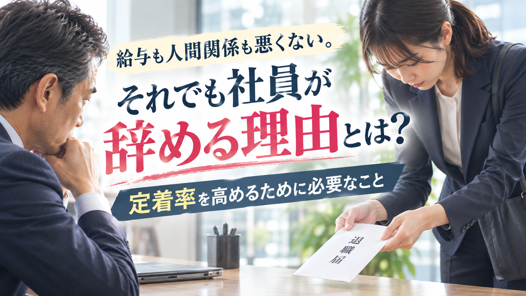 社員が辞める本当の理由とは？中小企業の人材定着・離職防止で見落としたくない「成長と強み」